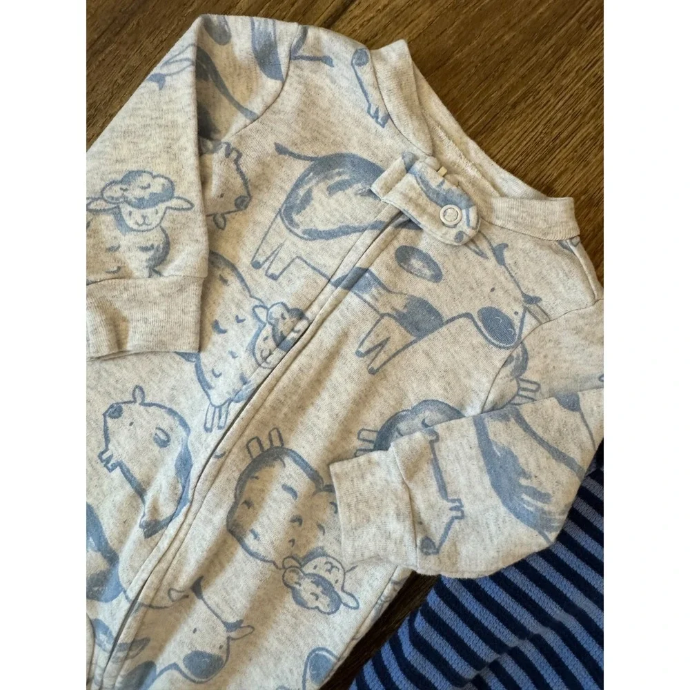 Carters‎ Nike Baby Boy 3 Months Footed Sleepers Pajamas Outfits Clothes Lot Logo